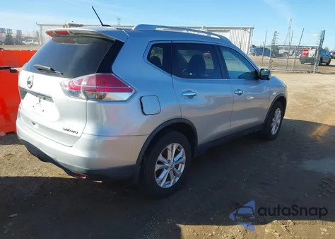 2016 Nissan Rogue Sv из США, поврежденный, VIN KNMAT2MV9GP709265